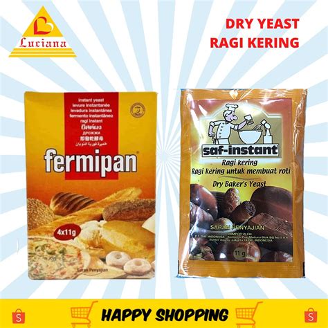 Fermipan Saf Instant Ragi Pack Isi 4 Sachet Shopee Indonesia