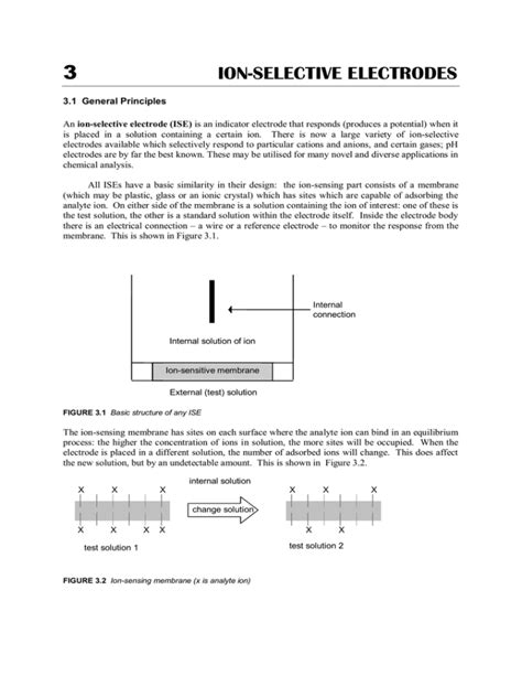 3 Ion Selective Electrodes