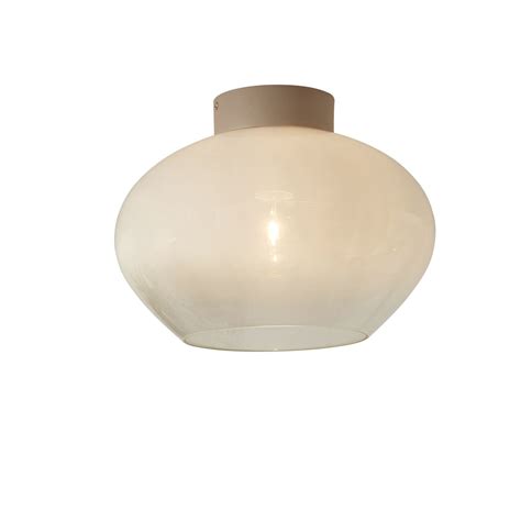 Plafon contemporâneo BOLOGNA it s about RoMi oval em vidro de LED