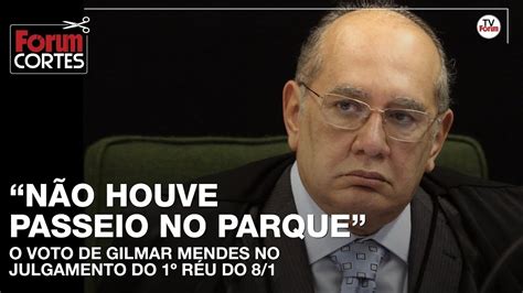 Gilmar Mendes vota Moraes para condenar réu do 8 1 como a