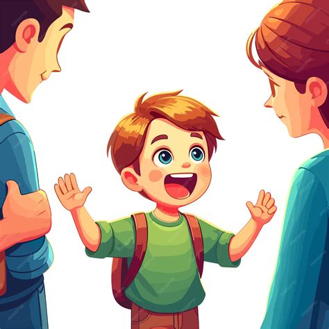 Premium Vector | Heartwarming and cheerful cartoon vector illustration