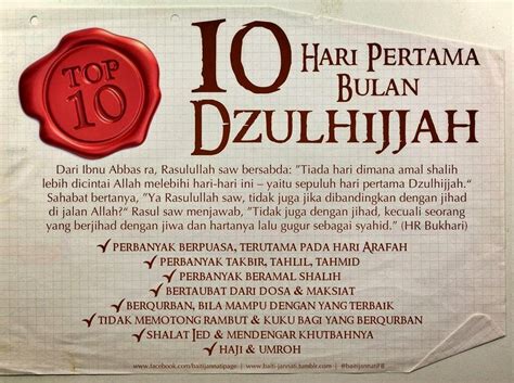 Keutamaan Amalan 10 Hari Pertama Dzulhijjah Dan Ibadah Yang Dianjurkan