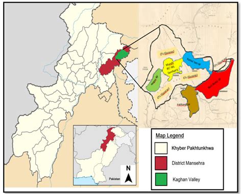 Map of Kaghan Valley, Pakistan. | Download Scientific Diagram