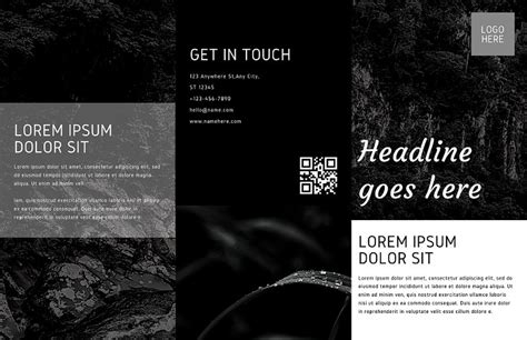 Free Business Model Canva Brochure Templates | SlideChef