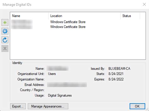 How To Transfer Your Digital Ids To A New Computer Bluebeam Technical