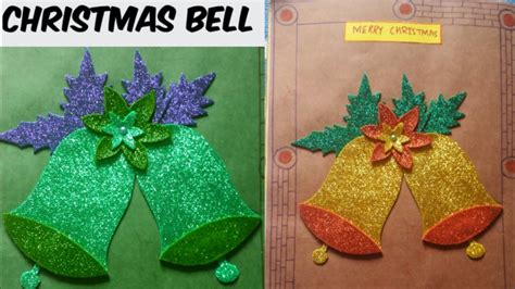 How To Make Christmas Bell Paper Craftglitter Paper Christmas Bell