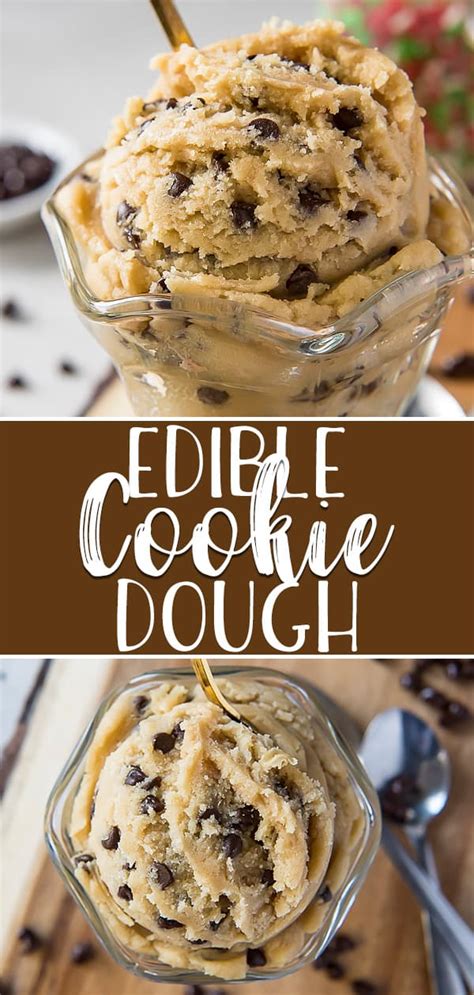 Edible Cookie Dough • The Crumby Kitchen