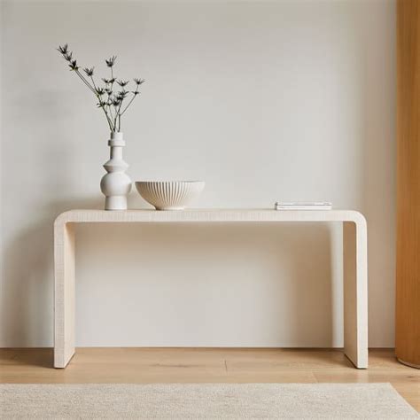 How to Choose and Style a Waterfall Console Table