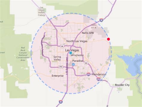 Draw a Radius around a map location. Draw a radius circle around a ...