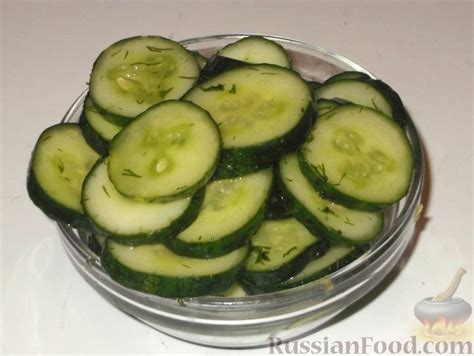 Огурцы малосольные, рецепты на RussianFood.com: 141 рецепт малосольных ...