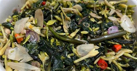 Resep Ca Kangkung Bunga Pepaya Enak Dan Mudah Cookpad