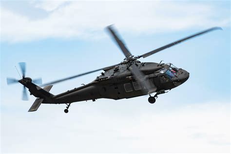 Slovak Air Force Sikorsky Uh 60m Black Hawk 7642 Transport Helicopter Display At Siaf Slovak