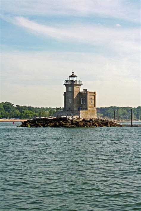 Huntington Lighthouse Photograph by Karen Silvestri