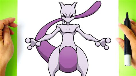 Como DESENHAR O MEWTWO Como DIBUJAR A MEWTWO Pokemon Drawing