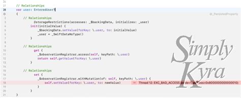 Swiftdata Solving Fatal Errors And Excbadaccess While Handling