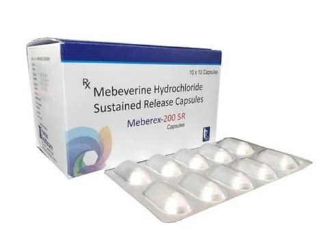 Mebeverine 200mg Sr Capsule At Rs 3300stripe Mebeverine