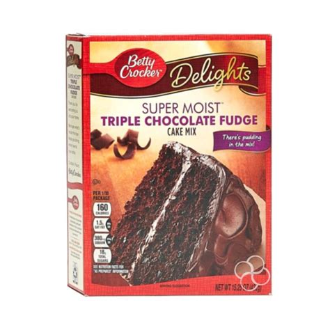 Betty Crocker Super Moist Triple Chocolate Fudge Cake Mix 432g Lazada Ph