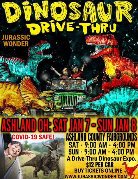 Dinosaur Drive Thru Ashland Area Convention Visitors Bureau