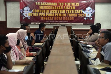 Pelaksanaan Tes Tertulis Ppk Kota Bogor Antara Foto