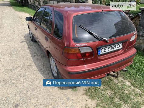 AUTO RIA Продам Ніссан Алмеріа 1999 CE9049CO бензин 1 6 хетчбек бу