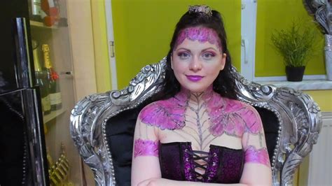 Queen Of Butterflys Makeup Tutorial Bodypainting Makeupart