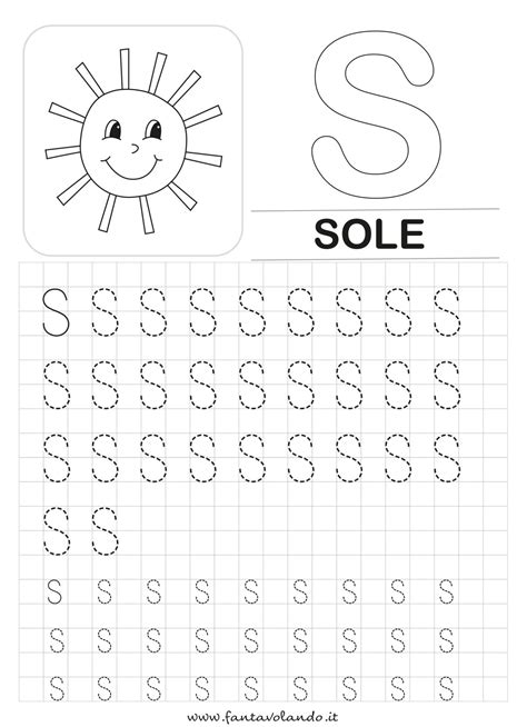 Schede Didattiche Di Italiano Scopriamo La Lettera S Fantavolando