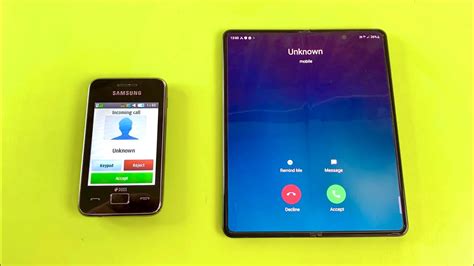 Fake Calls Samsung Star Vs Samsung Galaxy Z Fold Fake Incoming Call