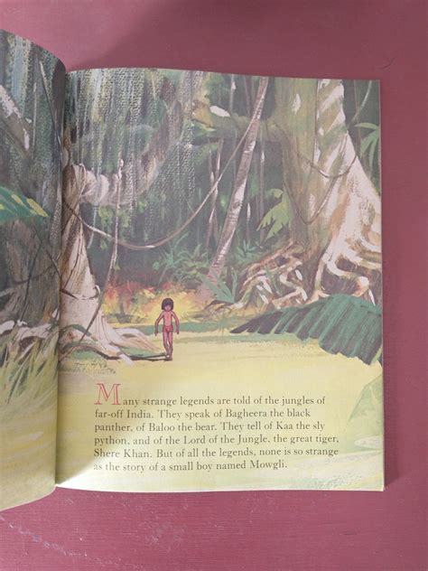 The Jungle Book 1967 Little Golden Book Etsy