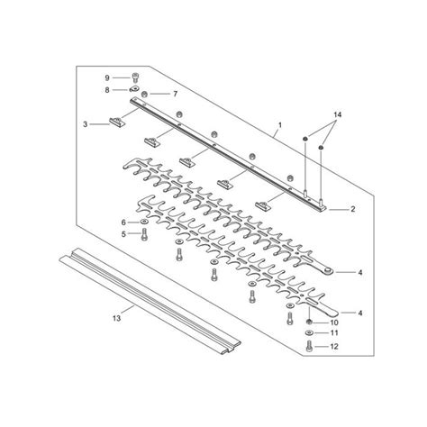 Cutting Blade For Shindaiwa AH243S LW Extended Reach Hedgetrimmer L S