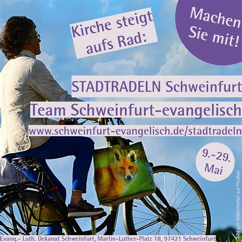 Mitmachen Beim Stadtradeln Im Team Schweinfurt Evangelisch Evang