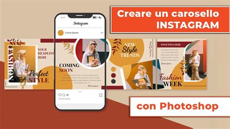 Come Creare Immagini Carosello Per Instagram Con Photoshop YouTube