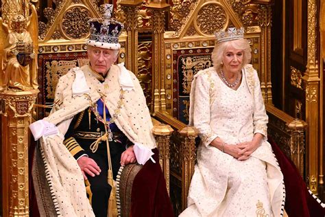 King Charles Wears Crown At First State Opening Parliament Of Reign