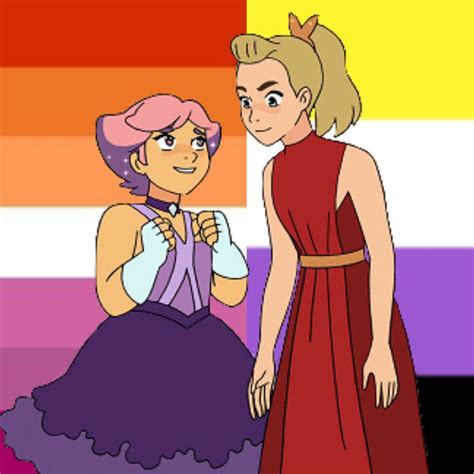 She Ra Glimmer And Adora Icon Desenho