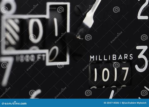 Analogue Aviation Altimeter Stock Photo - Image of altitude, flight ...