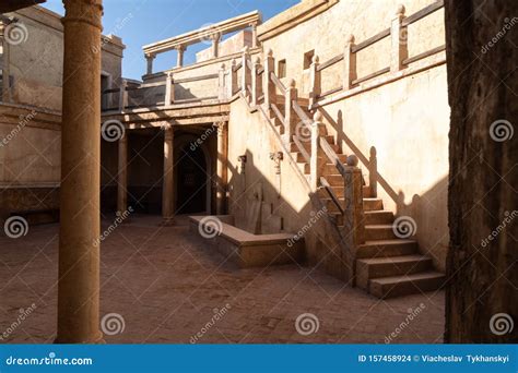 Ancient Fortress Tower In Tangier Town Morocco Stock Photo Image Of