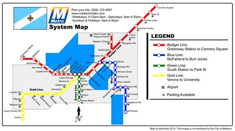 Madison Wi Metro Rail System If It Existed [oc] [2150x1200] Ex Post R Madisonwi Mapporn