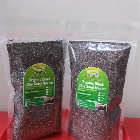 Jual Organic Black Chia Seed Mexico 250 Gr Shopee Indonesia