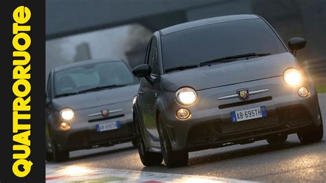 Abarth 695 Biposto Test Drive Prova Su Pista YouTube