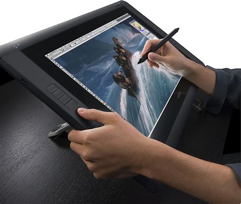 Best Buy Wacom Cintiq 22HD 21 5 Interactive Pen Display Black DTK2200