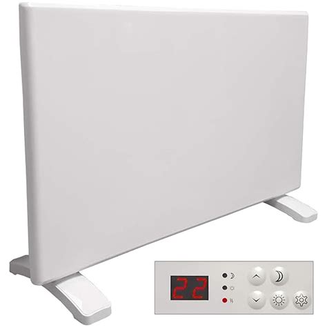 Futura Eco 600w 2000w Electric Panel Electric Heater Bathroom Safe Setback Timer And Advanced