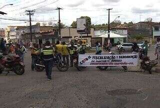 Se Tv Edi O Mototaxistas E Taxistas Fazem Protesto No Centro Do