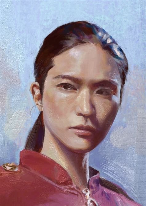 Yj On Twitter Portrait Practice Part Color Study Illustration