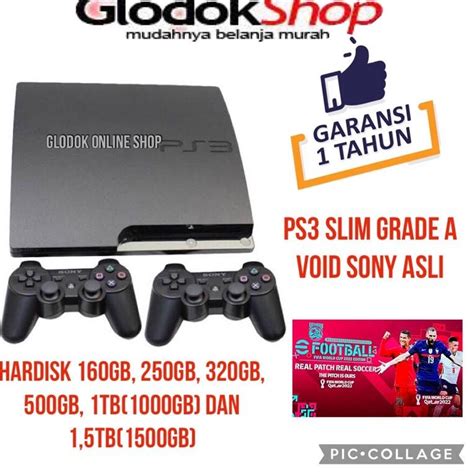 Jual Ps Playstasion Slim Cfw Hfw Garansi Tahun Full Game