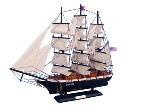 Buy Wooden Flying Cloud Tall Model Clipper Ship 24in - Model Ships