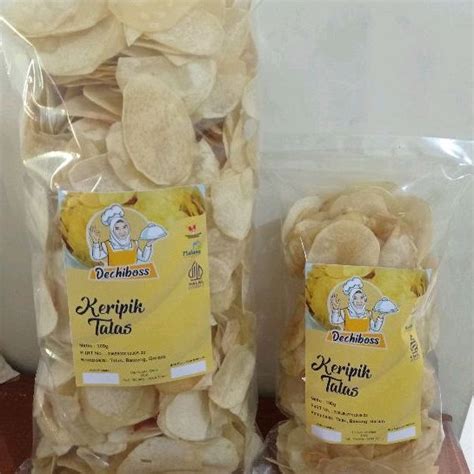 Jual Keripik Talas Kg Original Gurih Bawang Shopee Indonesia