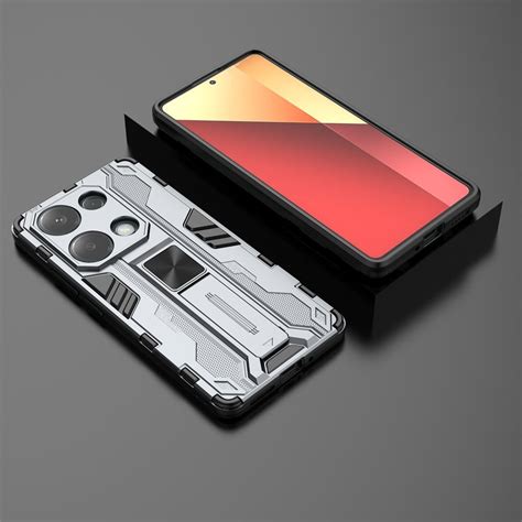 For Redmi Note 13 Pro 4G Supersonic Armor PC Hybrid TPU Phone Case