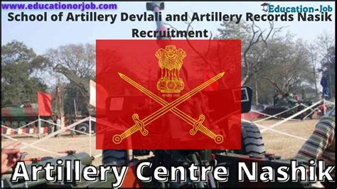 Artillery Centre Nashik Recruitment For Group C Posts Apply