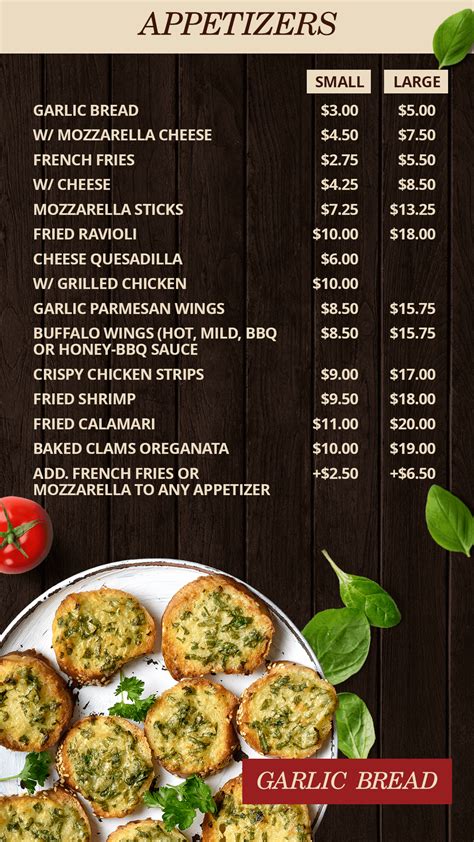 Our Menu | Venezia Pizza