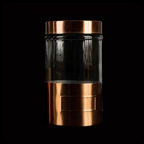 59578 Glass Jar W Copper Lid And Coating 950ml 10x17 5cm Dats