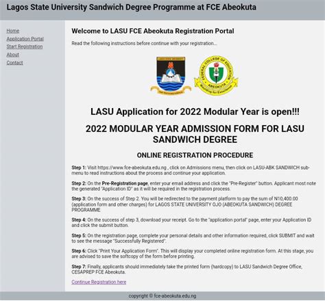 Lagos State University In Affiliation With Federal College Of Education